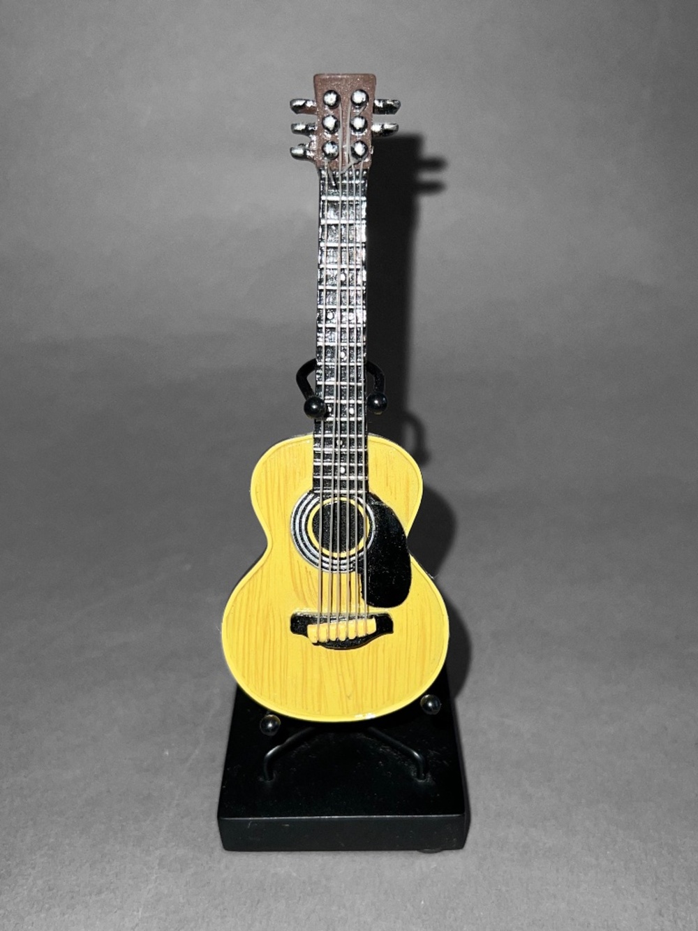 Mini Acoustic Guitar on Stand